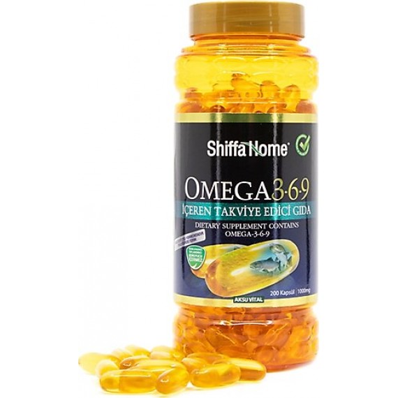 SHIFFA HOME OMEGA 3-6-9 1000 MG (200 KAPSÜL)
