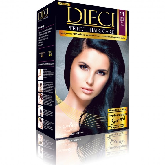 PERFECT HAIR COLOR MAVİ SİYAH 1.1