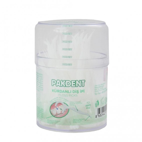 PAKDENT KÜRDANLI DİŞ İPİ FLOSS PICKS