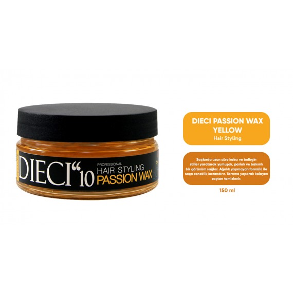 DIECI ŞEKİLLENDİRİCİ WAX 4 SARI 150 ML