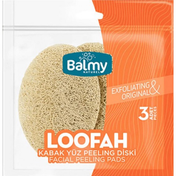 BALMY LOOFAH KABAK YÜZ PEELİNG DİSK