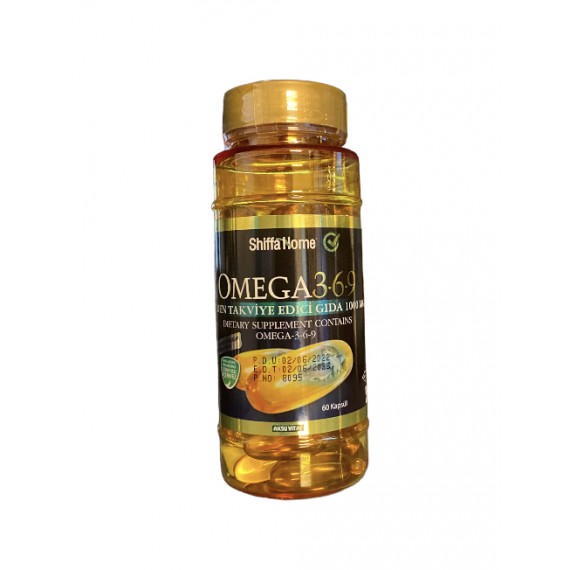 SHIFFA HOME OMEGA 3-6-9 (60 KAPSÜL) SHIFFA HOME OMEGA 3-6-9 (60 KAPSÜL)