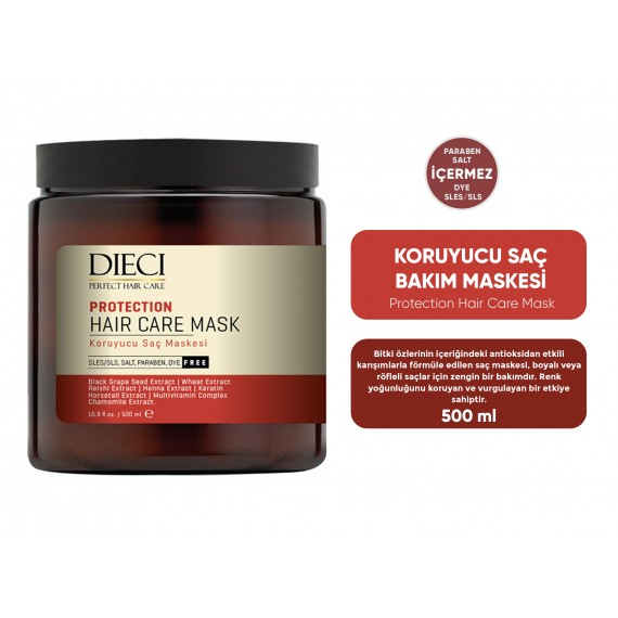 DIECI  BOYALI SAÇ KORUYUCU BAKIM MASKESİ 500 ML