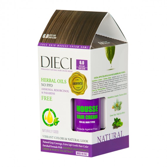 DIECI NATURAL SAÇ BOYASI KOYU SARI 6.0
